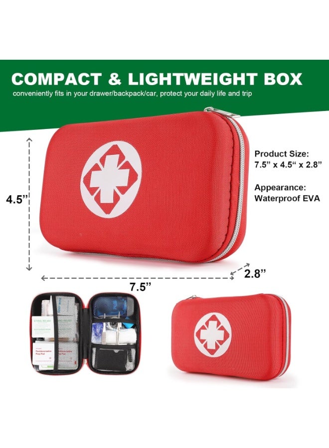 SolidX Emergency First Aid Kit Bag – Compact Survival Medical Set with Bandages, Alcohol Pads, Ice Pack, Tweezers & Scissors – for Home, Car, Travel & Outdoor Use - Image 5