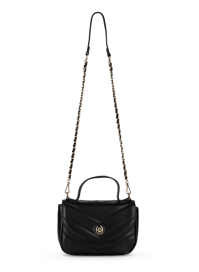 فينتشي حقيبة كتف مبطنة بسلسلة نسائية