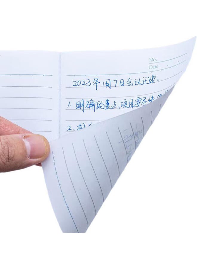 M.G Chenguang (M&G) Stationery, A6 Pocket Notebook, Small Draft Pad, Soft Copy Notebook, Portable Schedule, Accounting Book, Meeting Record Book, Office Supplies, 50 Sheets, 10 Notebooks, Apyha411 - Image 1