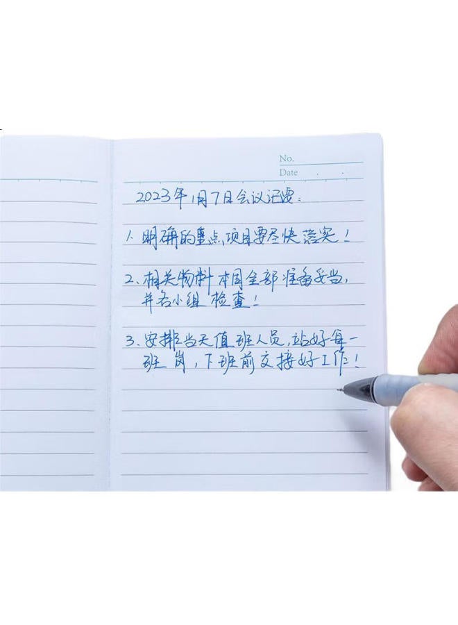 M.G Chenguang (M&G) Stationery, A6 Pocket Notebook, Small Draft Pad, Soft Copy Notebook, Portable Schedule, Accounting Book, Meeting Record Book, Office Supplies, 50 Sheets, 10 Notebooks, Apyha411 - Image 3