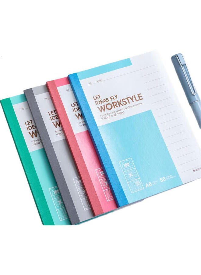 M.G Chenguang (M&G) Stationery, A6 Pocket Notebook, Small Draft Pad, Soft Copy Notebook, Portable Schedule, Accounting Book, Meeting Record Book, Office Supplies, 50 Sheets, 10 Notebooks, Apyha411 - Image 2