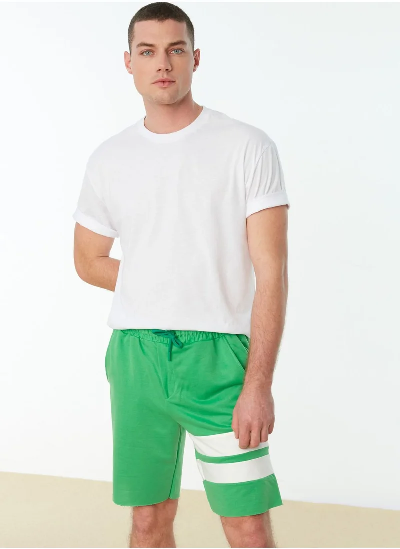 trendyol Stripe Panel Shorts