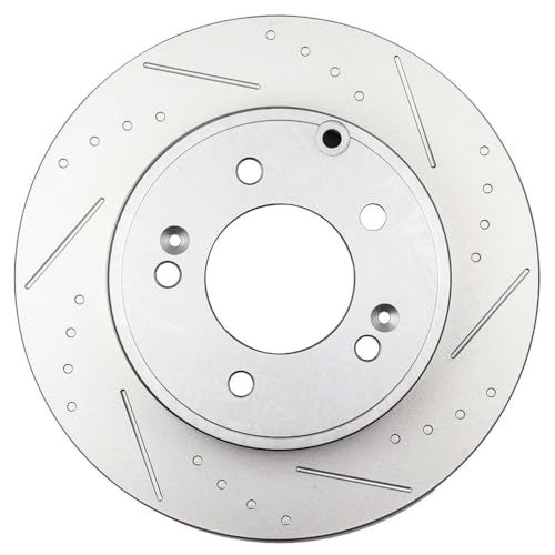 ECCPP 31424 2pcs Rear Solid Disc Brake Rotors 283.7mm Fit For Hyundai Azera 2009-2017,For Hyundai Sonata 2005-2018,For Kia Cadenza 2014-2016,For Kia Optima 2011-2017 - Image 3