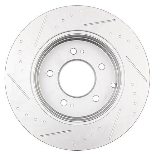 ECCPP 31424 2pcs Rear Solid Disc Brake Rotors 283.7mm Fit For Hyundai Azera 2009-2017,For Hyundai Sonata 2005-2018,For Kia Cadenza 2014-2016,For Kia Optima 2011-2017 - Image 5