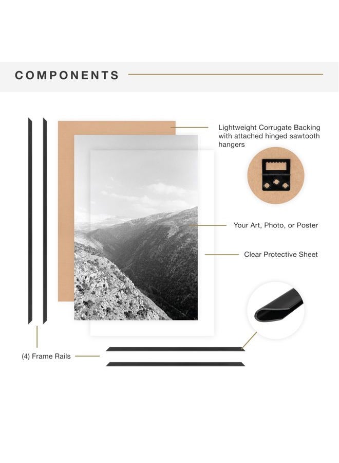 MCS 16x20 Inch Original Poster Frame 2-Pack, Black - Image 5