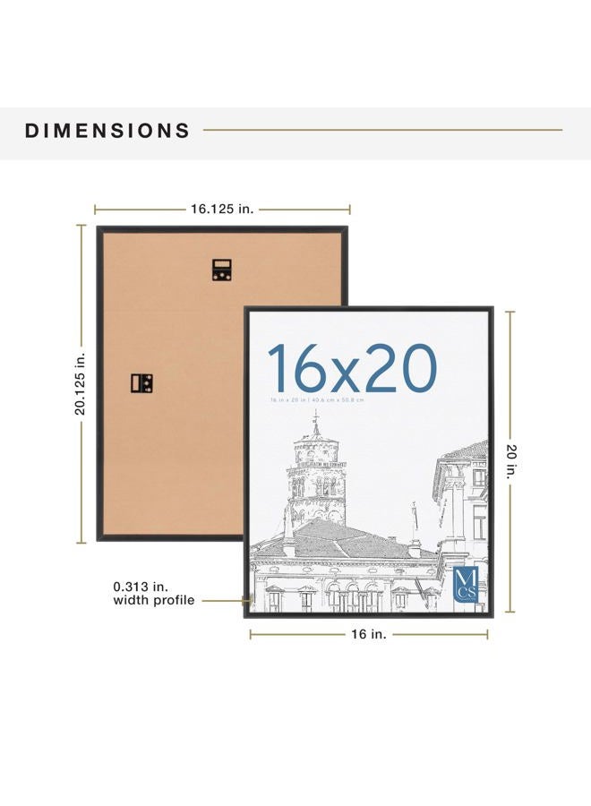MCS 16x20 Inch Original Poster Frame 2-Pack, Black - Image 4