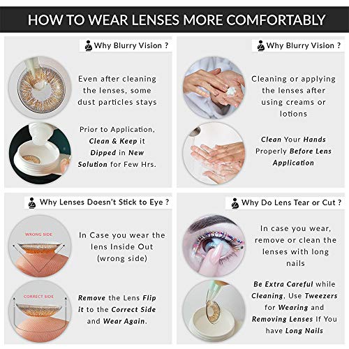 O-LENS OLENS Daily Pack 1Pair (0.00 Plano) - Coloured Contact Lens (Daily Disposable, 0.00) - Image 4