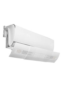 NIBEMINENT Anti Direct Blowing Retractable Air Conditioning Deflector T140 White  - Image 1