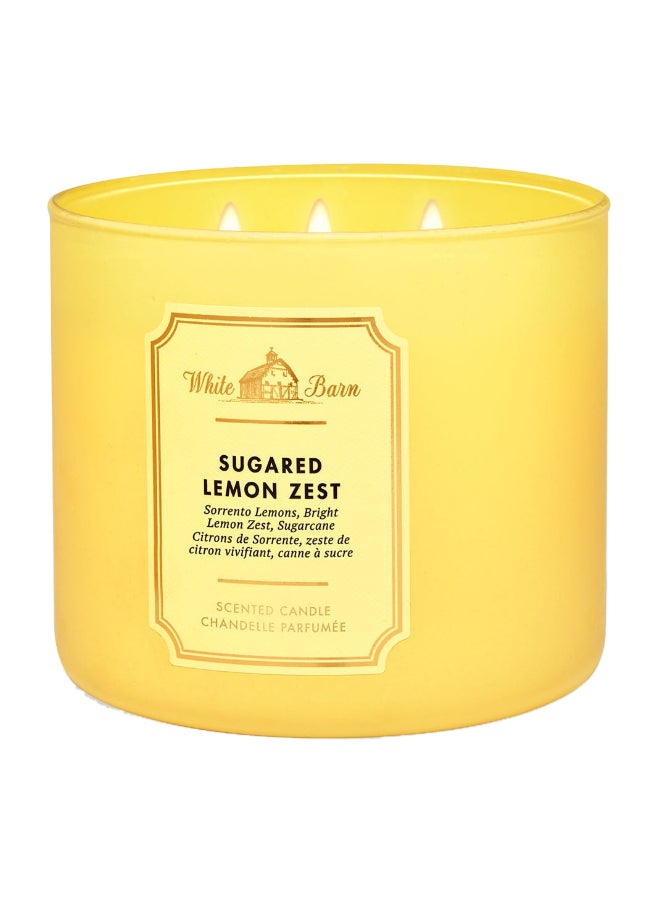 Sugared Lemon Zest 3-Wick Candle