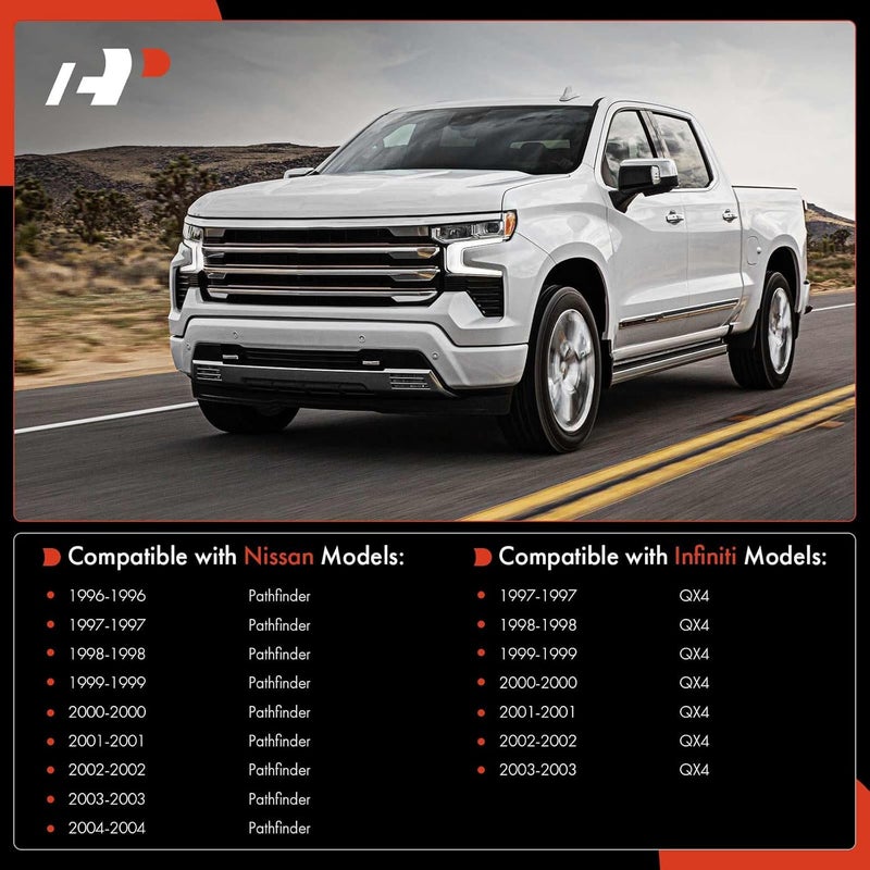 A-Premium Set of 6 Front Suspension Kit for Nissan Pathfinder & Infiniti QX4 - Image 2