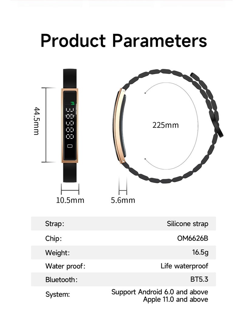 general Smart Watch B3 Smart Health Bracelet Support Android / iOS for Heart Rate Monitoring, Sleep Monitoring, Pressure Monitoring, Blod Oxygen, 24-Hour Health Monitoring, Incoming Call Reminder, Menstrual Period, Life Waterproof, Lightweight - Image 3