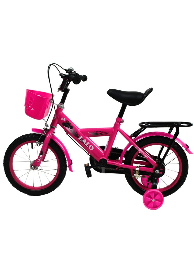 كروني دراجة مقاس 16 وردي