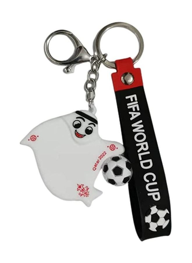 ISank 2022 World Cup mascot La'eeb keychain fan keychain pendant bag pendant football doll  - Image 1