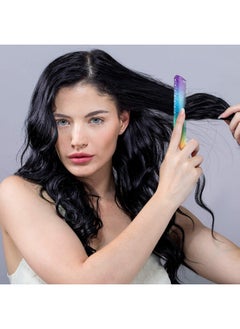 Patelai 6 Pieces Rainbow Hair Comb Hair Cutting Comb Salon Hair Comb Rainbow Rat Tail Comb Portable Hair Cutting Comb Teasing Comb For Women Men Kids Various Hair Types  - Image 5