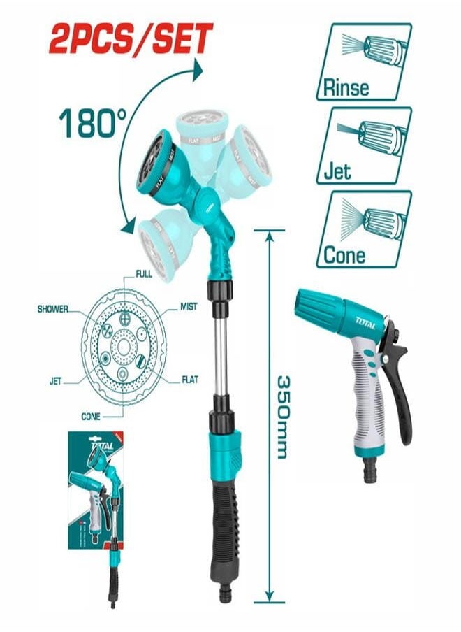 TOTAL - Total Water Spray Gun 3 Shapes 3-4 Inch Thwsg6031 - Image 1