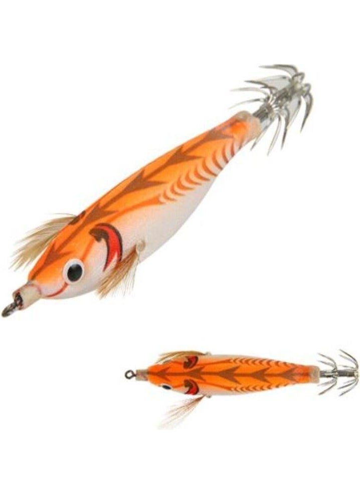 Profisher Profısher Squid Fake 10CM Orange Dressed Phosphorescent Hard Bait  - Image 2