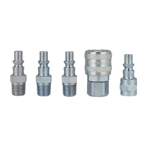Milton S213 14 NPT A Style Coupler and Plug Kit 5 Piece