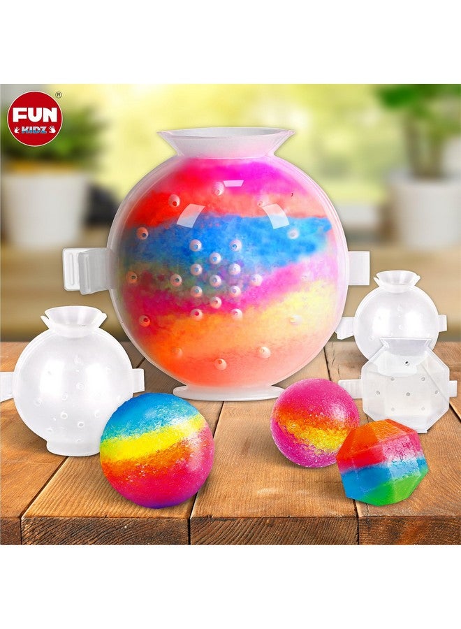 FUN KIDZ Big Bouncy Ball Kit, Funkidz Kids Diy Ultimate Magic Bouncy Ball Making Kit Science Craft Projects Birthday Party Activity For Boys Girls Ages 6-12 Includes Tennis Size Ball Model - Image 2