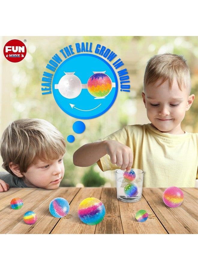 FUN KIDZ Big Bouncy Ball Kit, Funkidz Kids Diy Ultimate Magic Bouncy Ball Making Kit Science Craft Projects Birthday Party Activity For Boys Girls Ages 6-12 Includes Tennis Size Ball Model - Image 5