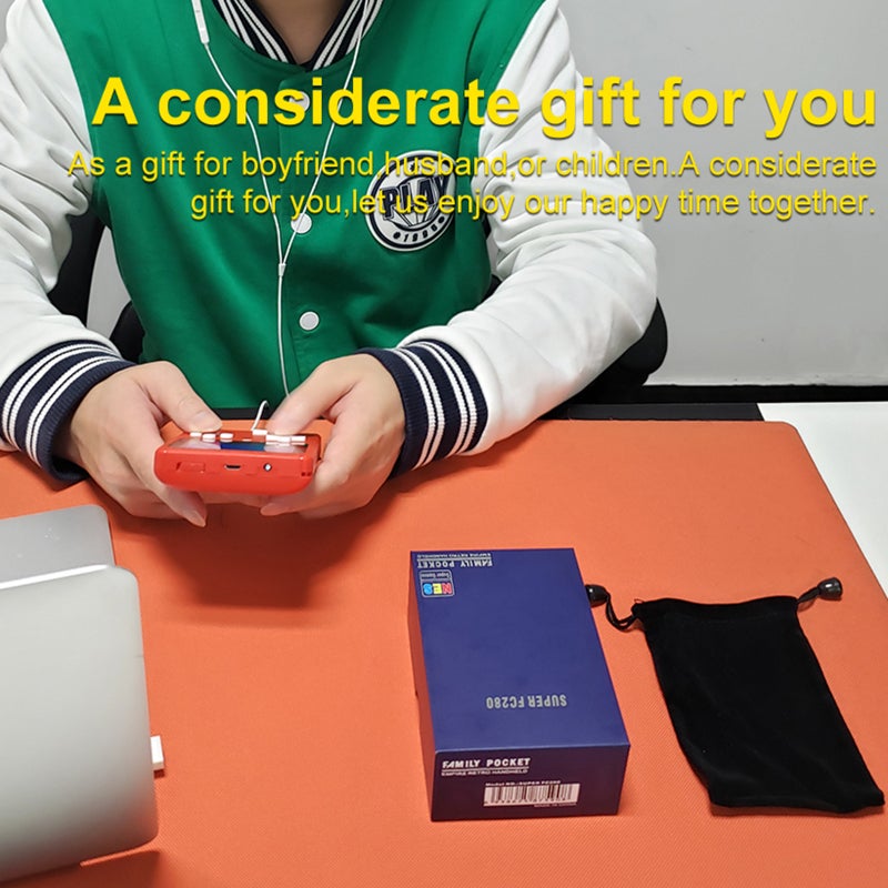 Handheld Game Console 400 Retro Games Portable Game Player 3.0-inch Screen 3.5mm Headphone Jack AV Output Support Wired Gamepad Connection - Image 5