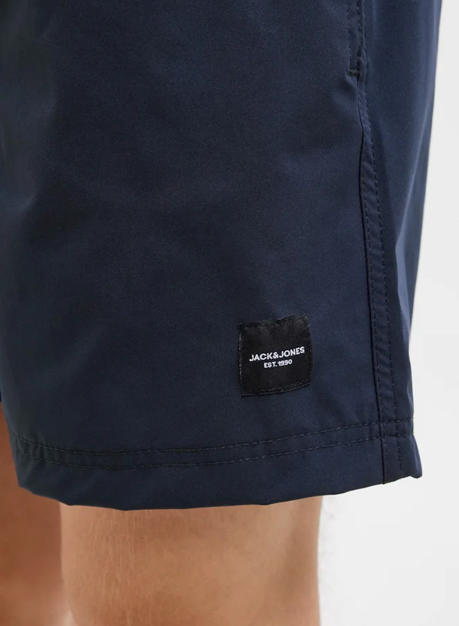 JACK & JONES Mid Rise Regular Fit Swim Shorts