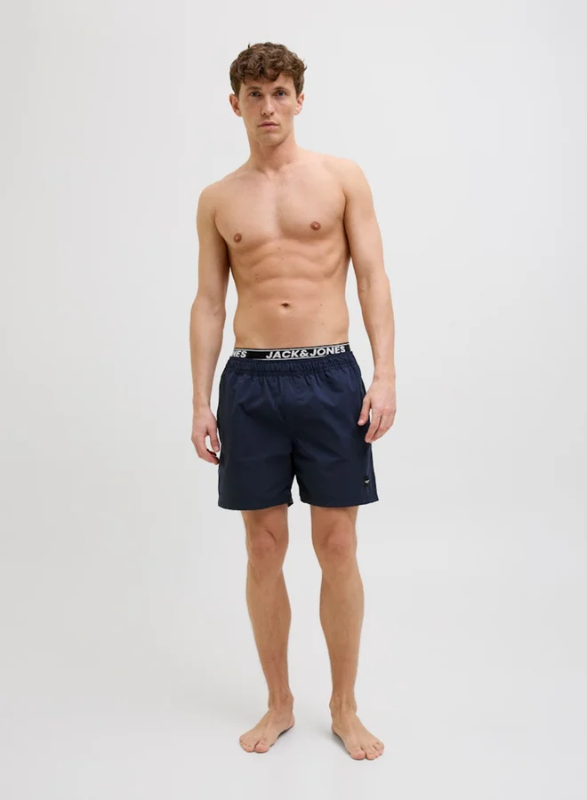 JACK & JONES Mid Rise Regular Fit Swim Shorts