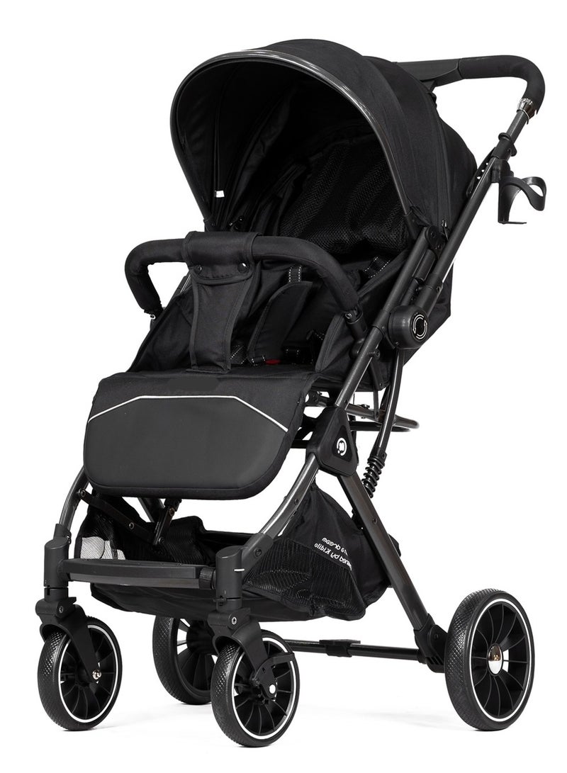 Cullar Premium Baby Stroller – Lightweight & Compact Travel Pram with 360° Swivel Wheels, Reversible Handle, Adjustable Sunshade, Easy One-Hand Fold, Safety Belt, & Spacious Storage Basket – Ideal for Parents on the Go - Image 1