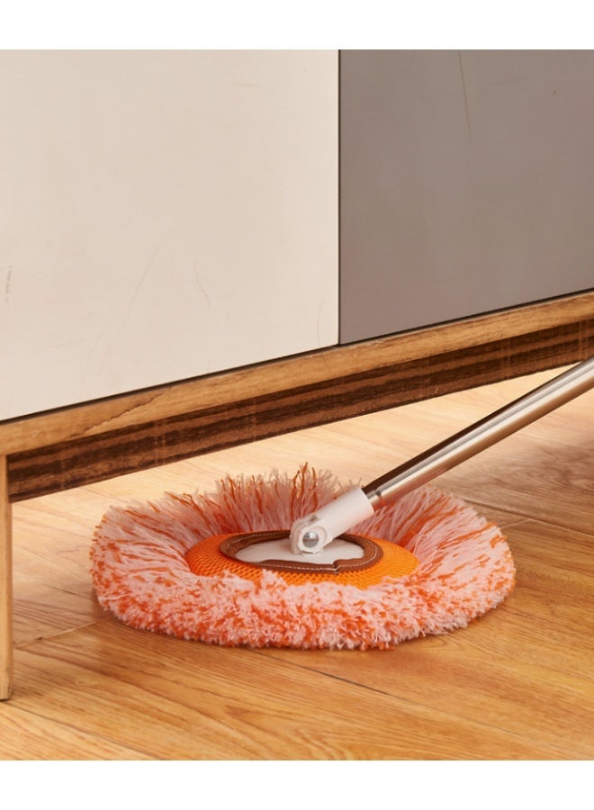 HOMESTAR 3 Replacement Heads Orange Duster | Sunflower Chenille Microfiber | Extendable Pole 64-200cm | 304 Stainless Steel + PP Construction | Dry/Wet Use For Ceiling/Floors/Car | Electrostatic Dust Capture | 360° Rotating Head | Ultimate Home Cleaning Tool - Image 3