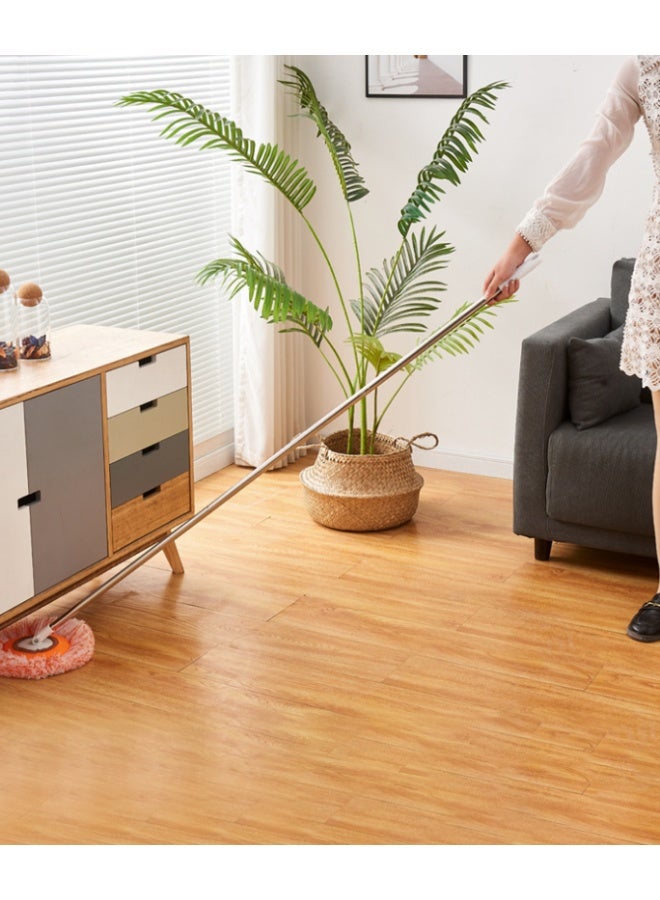 HOMESTAR 3 Replacement Heads Orange Duster | Sunflower Chenille Microfiber | Extendable Pole 64-200cm | 304 Stainless Steel + PP Construction | Dry/Wet Use For Ceiling/Floors/Car | Electrostatic Dust Capture | 360° Rotating Head | Ultimate Home Cleaning Tool - Image 2