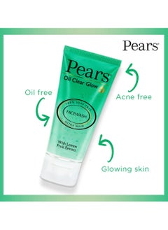 Pears Pears Oil Clear Gentle Ultra Mild Daily Cleansing Facewash For Oil Free Matte Look Ph Balanced 100% Soap Free Pure Lemon Flower Extract 60g  - Image 2