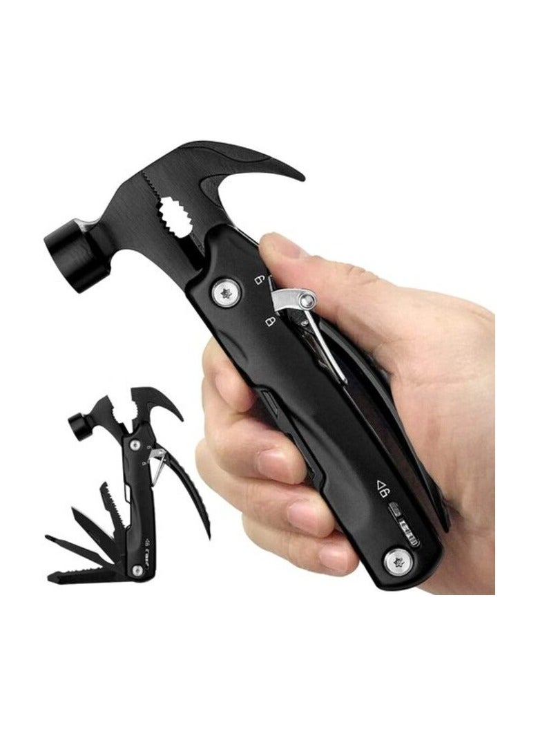 AIWANTO Aiwanto 12 in 1 Multi-Tool Mini Hammer Small Knife Bottle Cap Opener Screw Tighter Cutting Blades Camping Tool Gardening Home Tools Best Gift  - Image 1