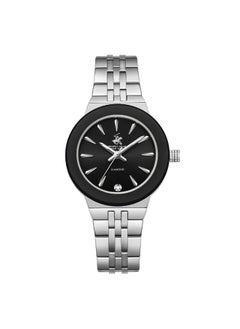 BEVERLY HILLS POLO CLUB BEVERLY HILLS POLO CLUB BP3689X.350 Women Analog Display Watch & Metal Strap Silver  - Image 1