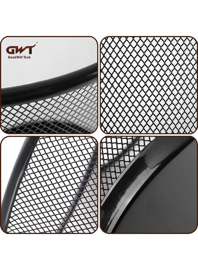 GoodWill Tech Open-Top Cylindrical Metal Mesh Recycling Dustbins- Waste Basket for Home/Office/Coffee Shop/Hotel Non-Toxic - Black (Set of 5, Small (9L)) - Image 5