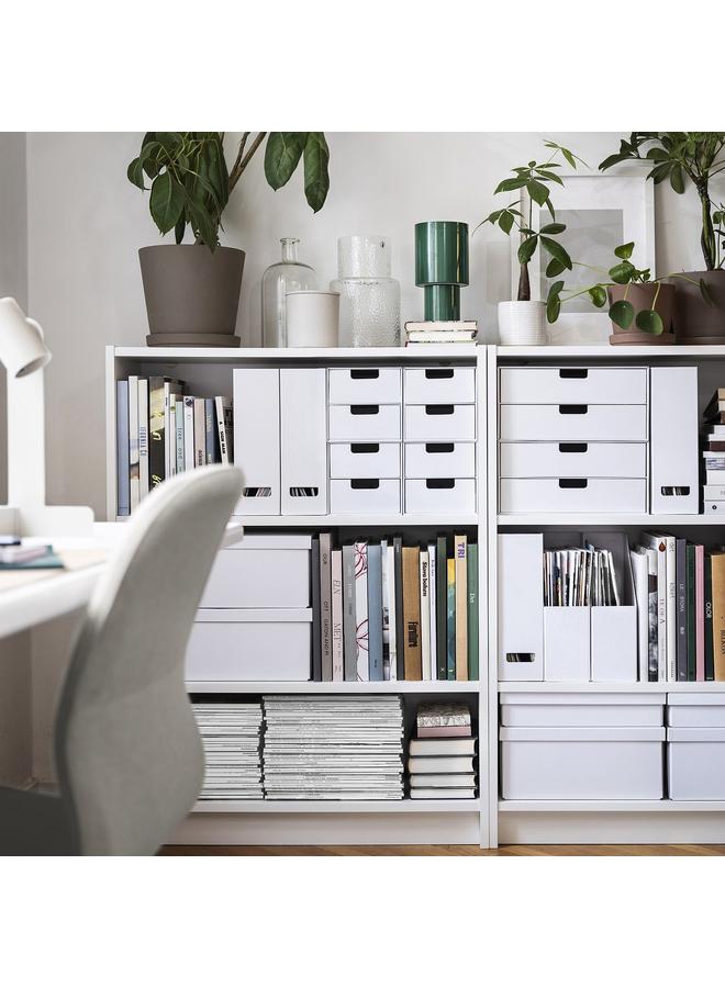 erorex Storage Box With Lid, White, 25X35X8 Cm - Image 5