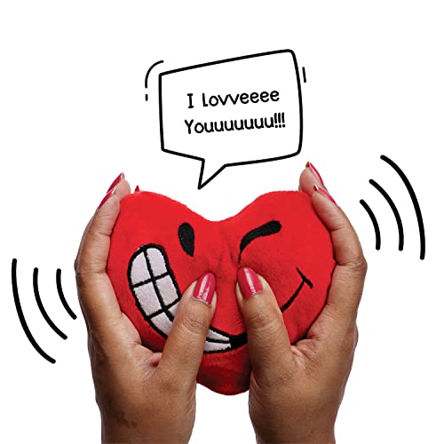 Oye Happy - Heart Cushion Toy with Voice Recording - Best Gift for BF/GF/Husband/Wife/Fiance on Birthday/Anniversary/Valentines Day - Image 1