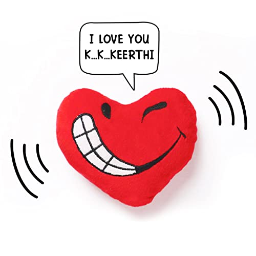 Oye Happy - Heart Cushion Toy with Voice Recording - Best Gift for BF/GF/Husband/Wife/Fiance on Birthday/Anniversary/Valentines Day - Image 3