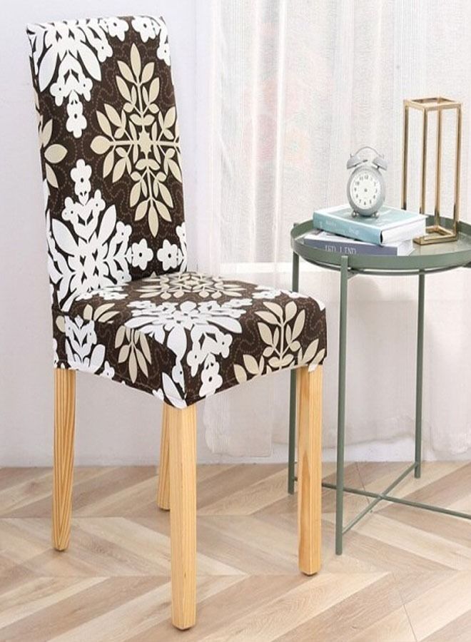 fashionhome أغطية مقاعد مرنة كبيرة لغرفة الطعام وحفلات الزفاف مكونة من 6 قطع  - Image 1
