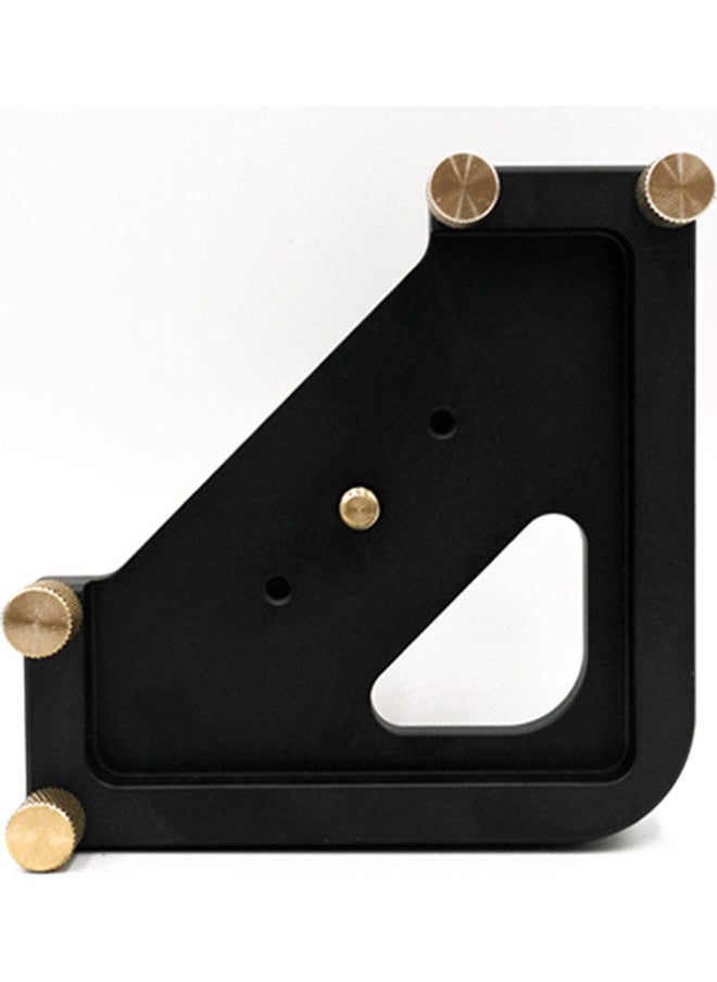 Generic 4-in-1 Half Round Corner Radius Router Table Template Jig Arc Black 13x6x13cm  - Image 3