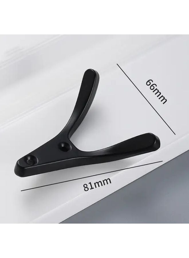 5 خطافات مزدوجة ذهبية بتصميم خطاف مزدوج بدون حفر من سبائك الألومنيوم 5 قطع - Image 4