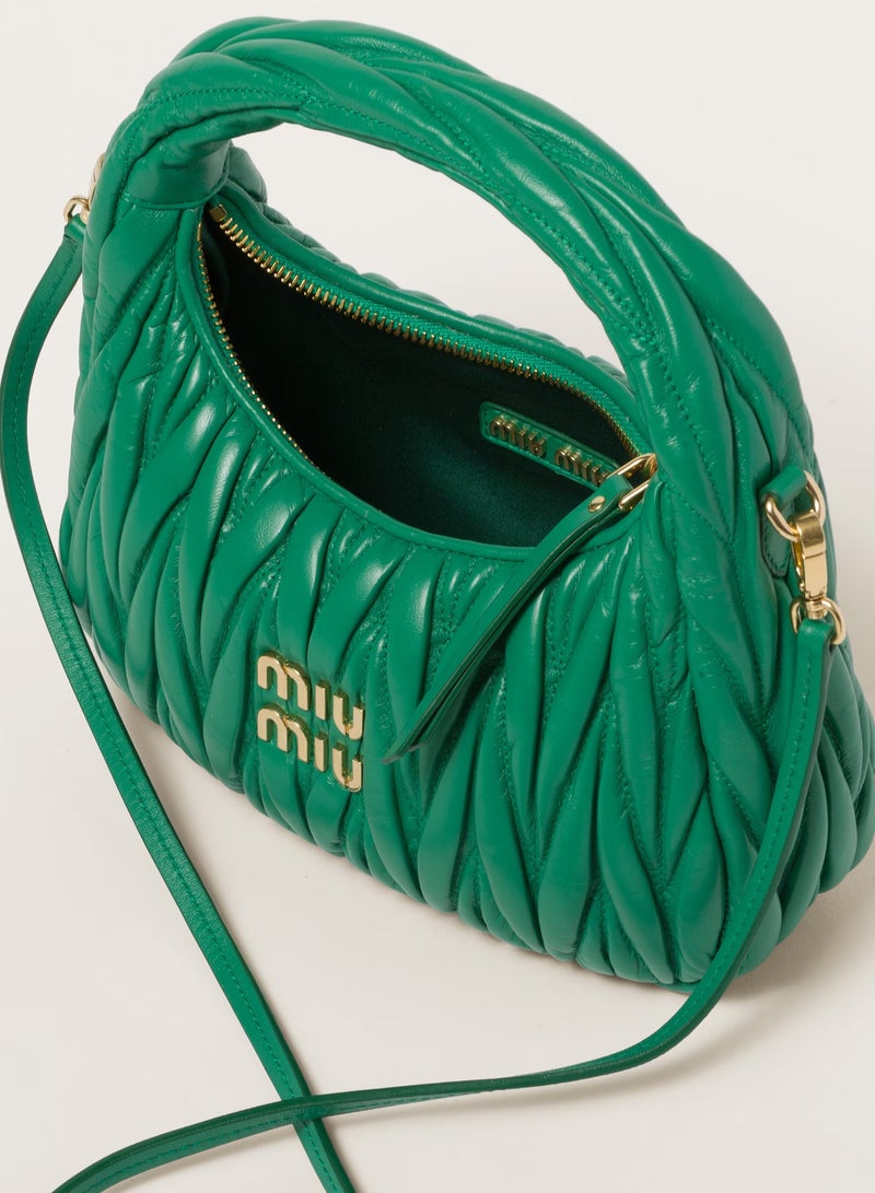MIU MIU Wander nappa leather hobo Shoulder Bag  - Image 5