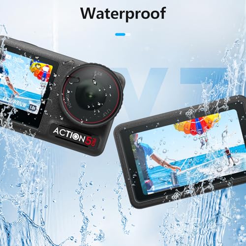 AMAZEAR Lens Screen Protector for DJI Osmo Action 5 Pro Accessories (2Sets-8Pack), Action5 Pro Tempered Glass Screen Protector with Silicone Lens Cap, 9H, HD, Scratch Resistant, Bubble-Free - Image 4