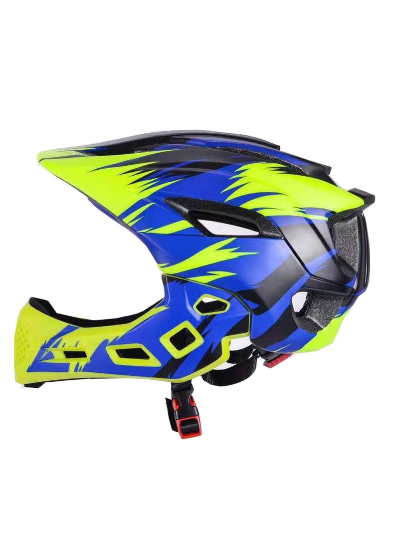 Kids Bike Helmet, Adjustable Detachable Full Face Helmet, Lightweight Toddlers Helmets, for Children Bicycle, Skateboard, Scooter, Protective Gear, from Toddler to Youth, CPSC Certificated  - Image 1
