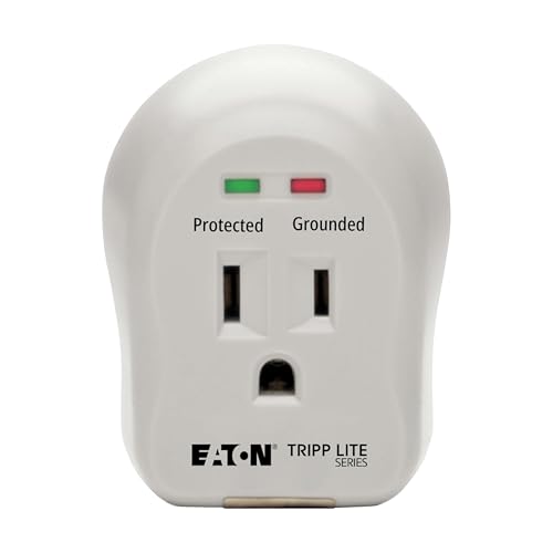 Tripp Lite Eaton Tripp Lite SPIKECUBE Single Outlet Surge Protector Power Strip, 600 Joule Rating, Diagnostic LEDs, Portable Direct Plug-In Outlet Extender, Lifetime Manufacturer's Guarantee & $5,000 Insurance - Image 5