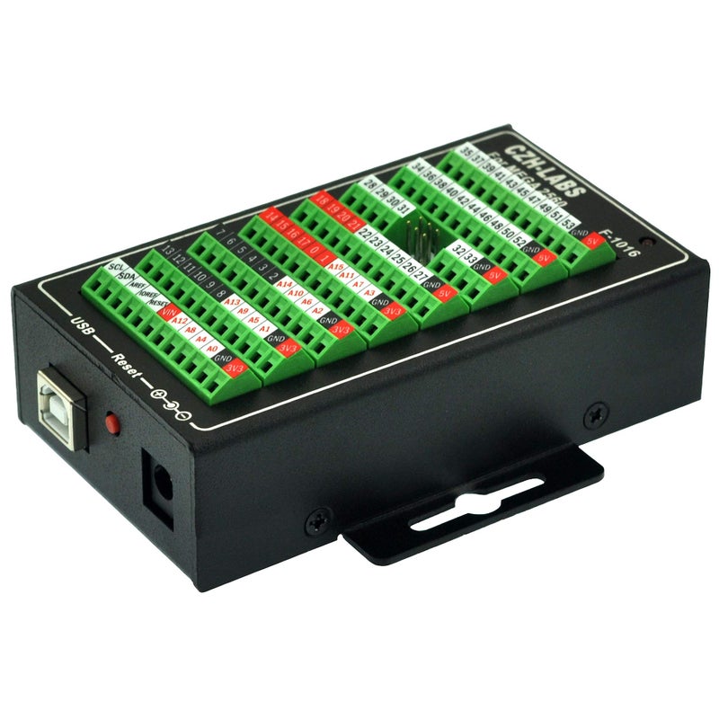 OONO MEGA2560 Screw Terminal Block Breakout Module with Aluminum Enclosure, for Arduino MEGA 2560 R3 - Image 3