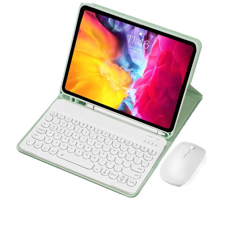 DGG White Keyboard iPad Case Compatible with iPad 10.2 - Image 1