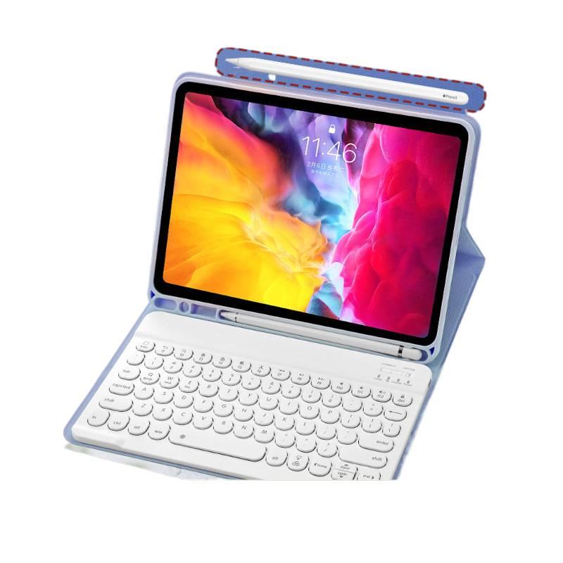 DGG White Keyboard iPad Case Compatible with iPad 10.2 - Image 2