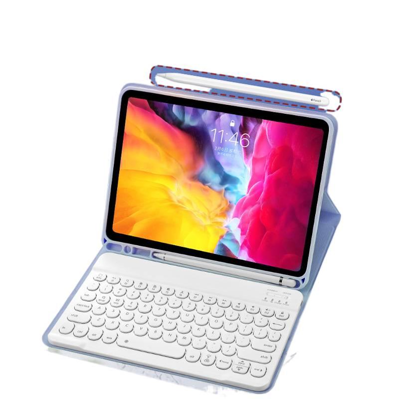 DGG White Keyboard iPad Case Compatible with iPad 10.2 - Image 4