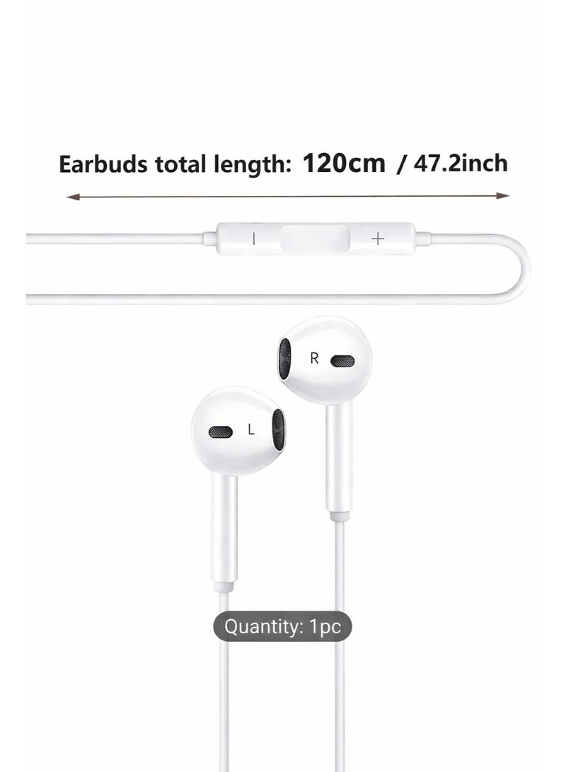 ZeroSpace Wired EarPods with Lightning Connector White - Image 3
