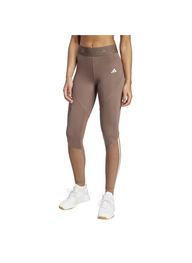 adidas Adidas Hyglm 1/1 L Brown Tights (1/1) Tights For Women