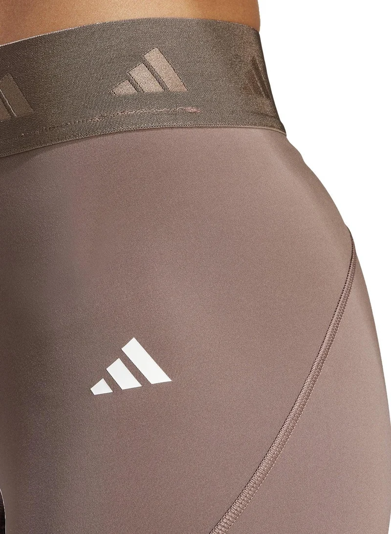 Adidas taupe Hyperglam Full Length Legging for Women | Best Price UAE